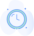 Hour icon as clock