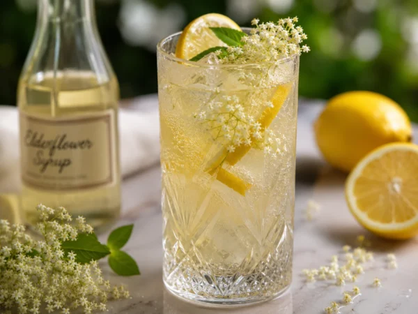 Sparkling Elderflower Lemonade